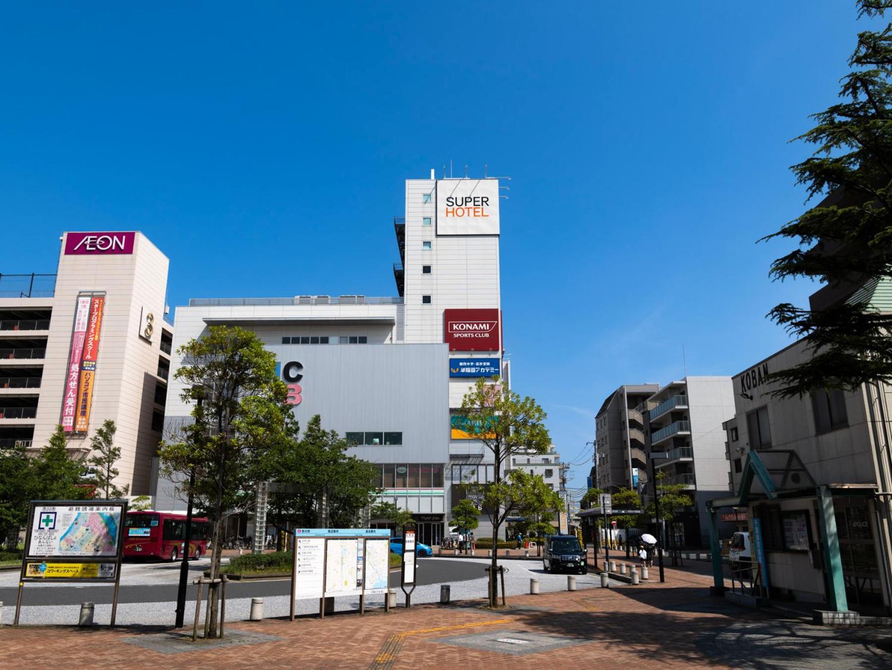 Super Hotel Tozai Line Ichikawa Myoden Ekimae Exterior foto